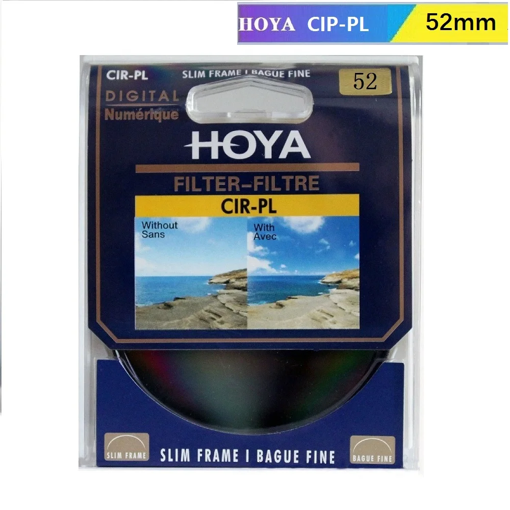 HOYA CPL фильтр 52 мм Комплект фильтров с круговой поляризацией CIR PL Тонкий