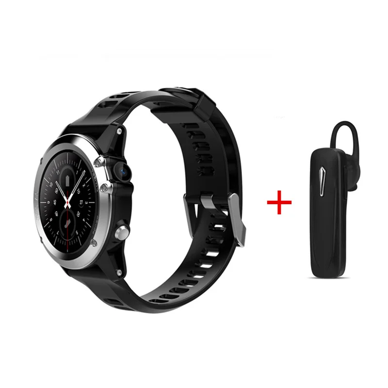 silver add headset Умные часы H1, Android, монитор сердечного ритма, WiFi, gps, умные часы для мужчин, IP68, водонепроницаемые, для samsung, xiaomi, HUAWEI, часы GT KW88 - Цвет: silver add headset