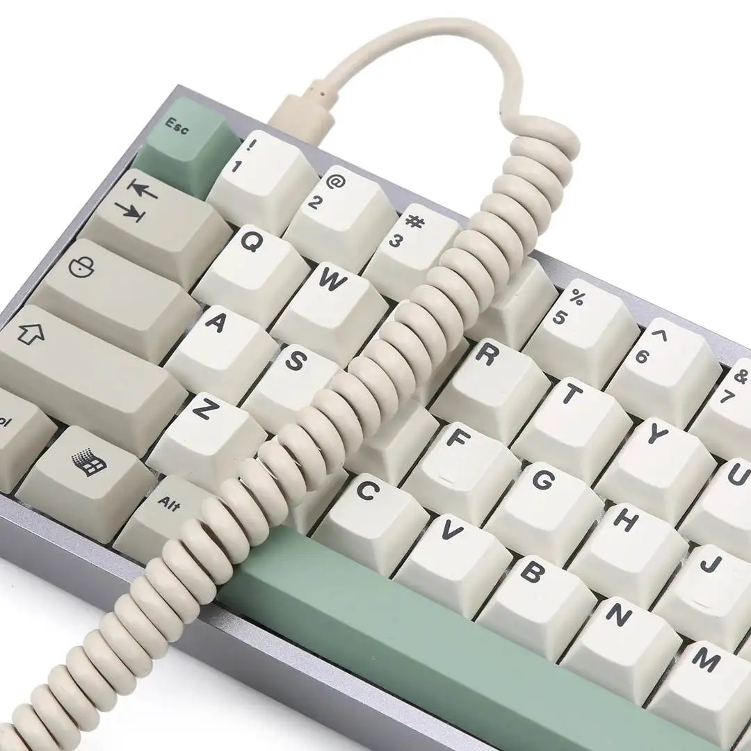Спиральный кабель S SKYEE Usb C-порт механическая клавиатура USB-кабель типа C