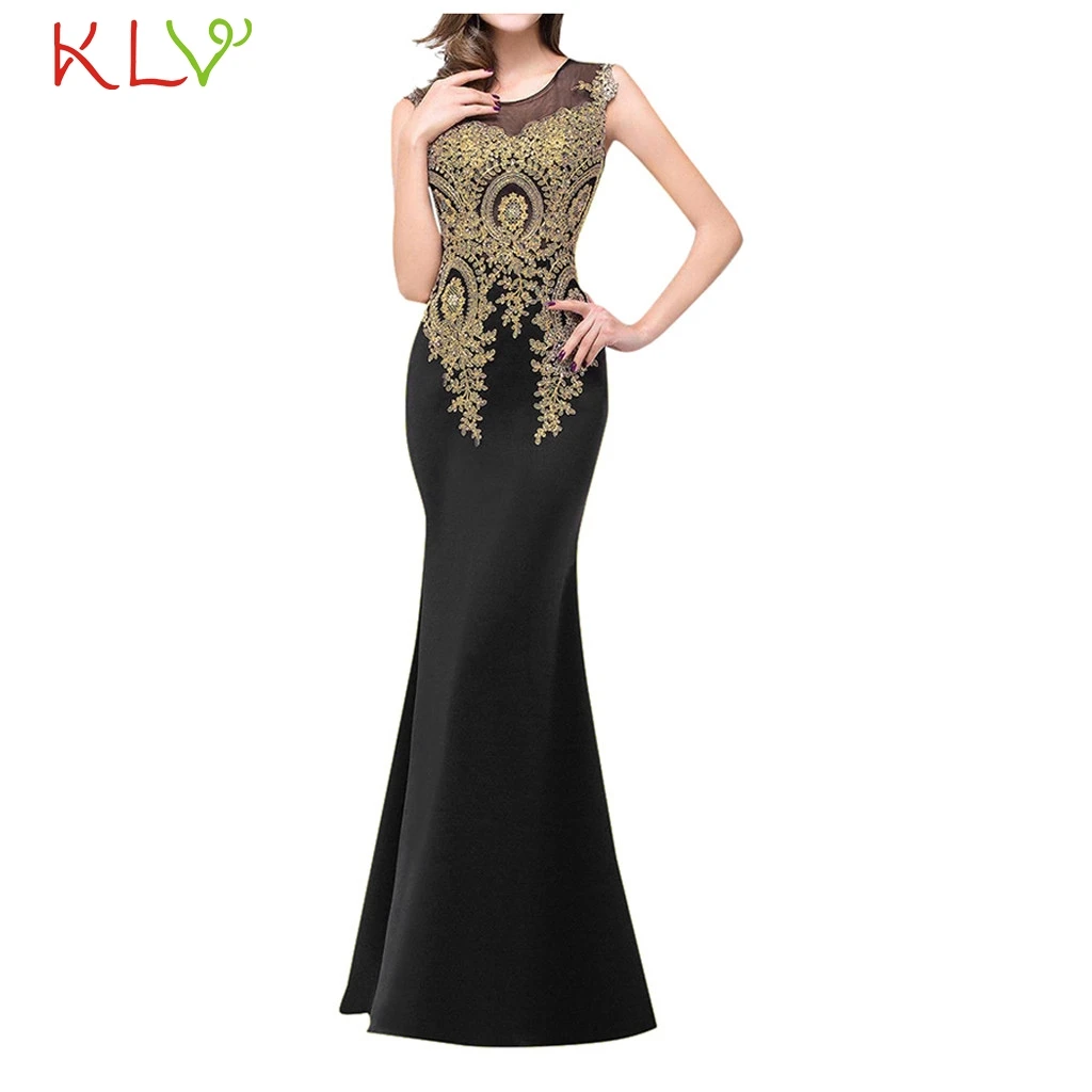 Вечернее платье женское Сетчатое сексуальное элегантное вечернее длинное