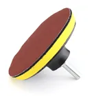 Шлифовальный диск 10 шт.компл. 100 мм, наждачная бумага, 1000 грит, с обратной накладкой, адаптер для дрели для очистки и полировки, Прочный инструмент