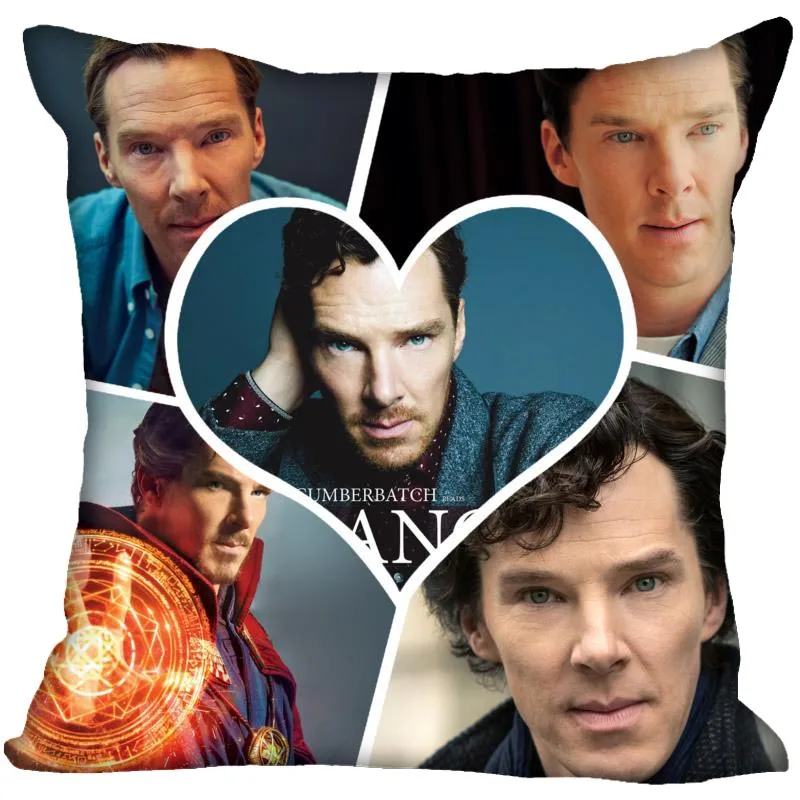 Чехол для подушки Benedict Cumberbatch дома декоративный чехол на Невидимый молнии s 40X40