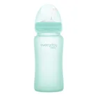 Стеклянная бутылочка-поильник Everyday baby с трубочкой с защитным силиконовым покрытием, 240 мл