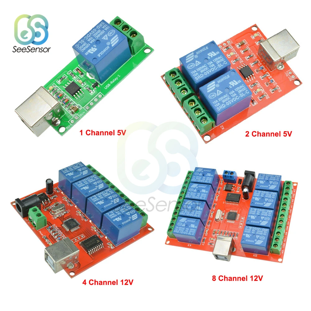 Программируемый переключатель управления компьютером для умного дома ПК 5 В 12