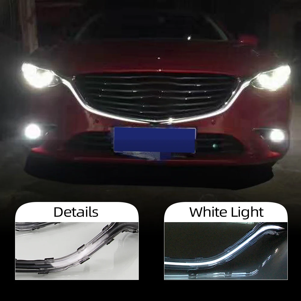 CSCSNL 2 шт. светодиодный Решетка светильник для MAZDA6 Mazda 6 ATENZA 2016 2017 2018 дневные ходовые