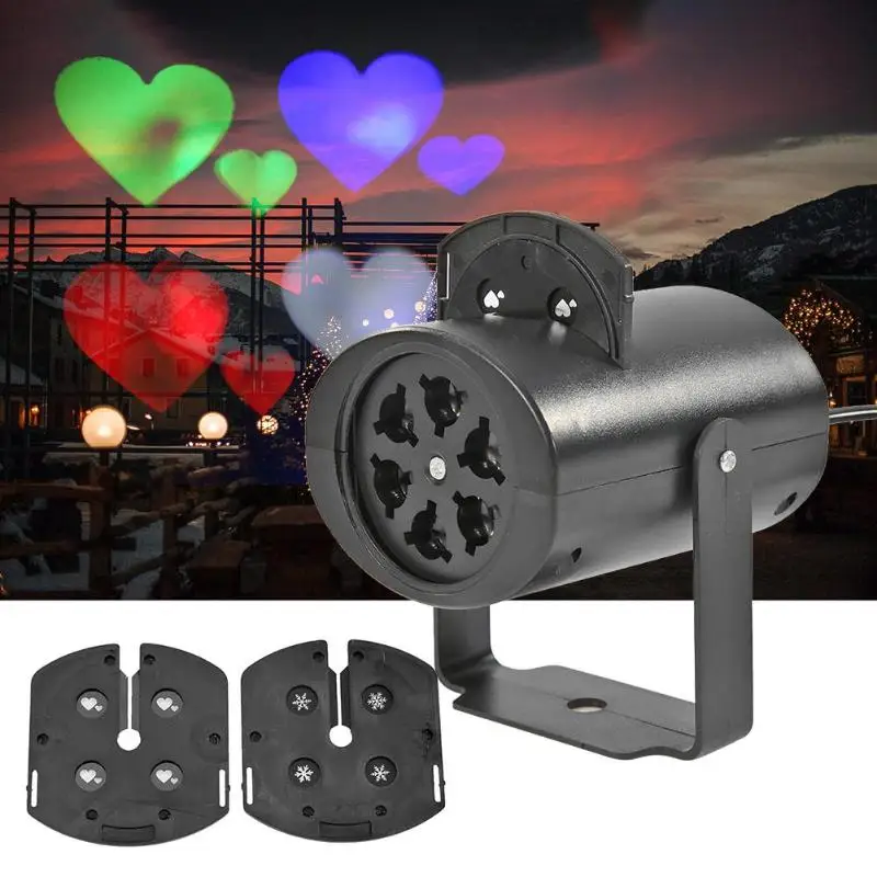 

Christmas Pattern LED Laser Projector Colorful Rotating Stage DJ Disco Lamp 33