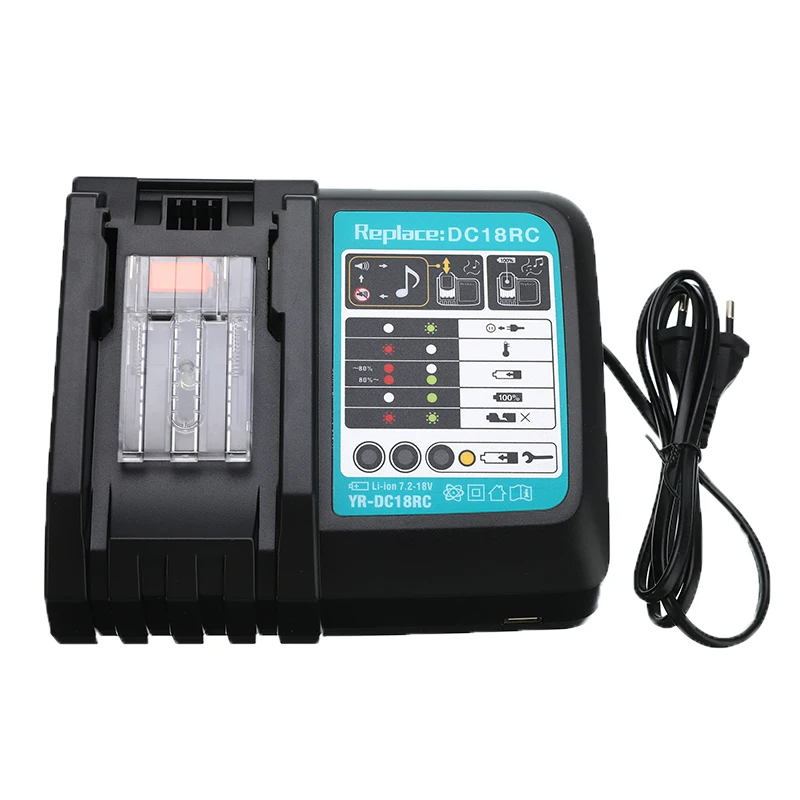 Двойное/одинарное зарядное устройство с usb-портами европейская вилка для Makita