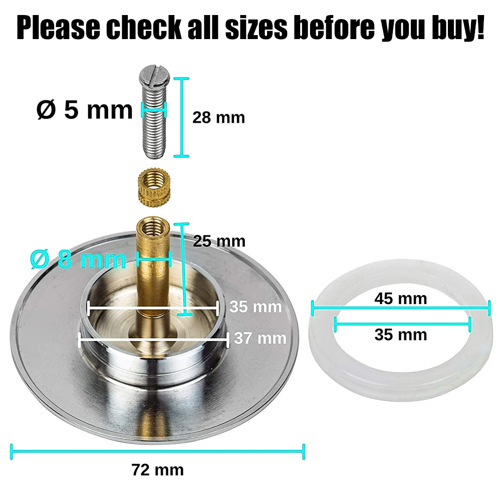 

72MM Bath Filter Sink Stopper Bathroom Universal Basin Filter Detachable Adjustable Manual Lift Drain Stopper