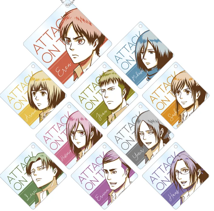 

Anime Attack on Titan Eren Jäger Mikasa Ackerman Acrylic Stand Figure Model Plate Display Desk Decorate Cosplay Ornaments Toys