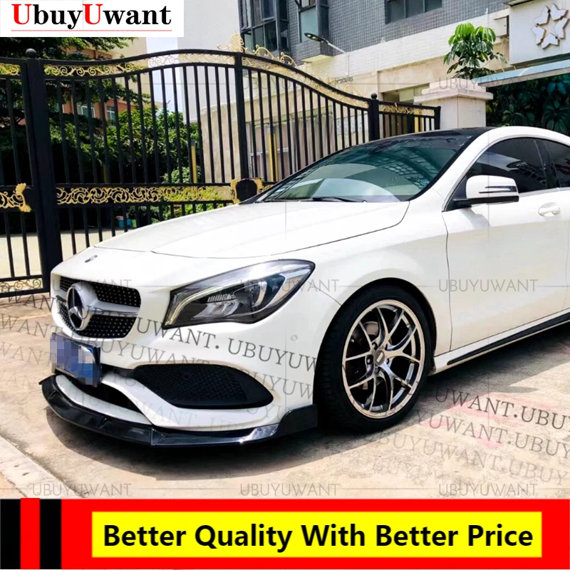

Комплект для Benz CLA W117 CLA200 220 260 A, автомобильный передний бампер, комплект для кузова, диффузор, дефлектор, спойлер, сплиттер, защита для губ 2013 -...