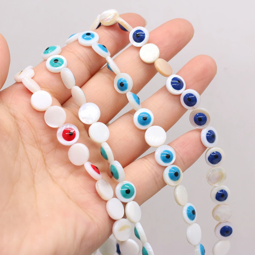 2021 New Style Hot Selling Shell Beads Single-Sided Coloring Bead For DIY Jewelry Making Bracelet Earring Necklace Accessory 10pcs new style natural freshwater shell beads with hole for diy jewelry making bracelet earring necklace accessory