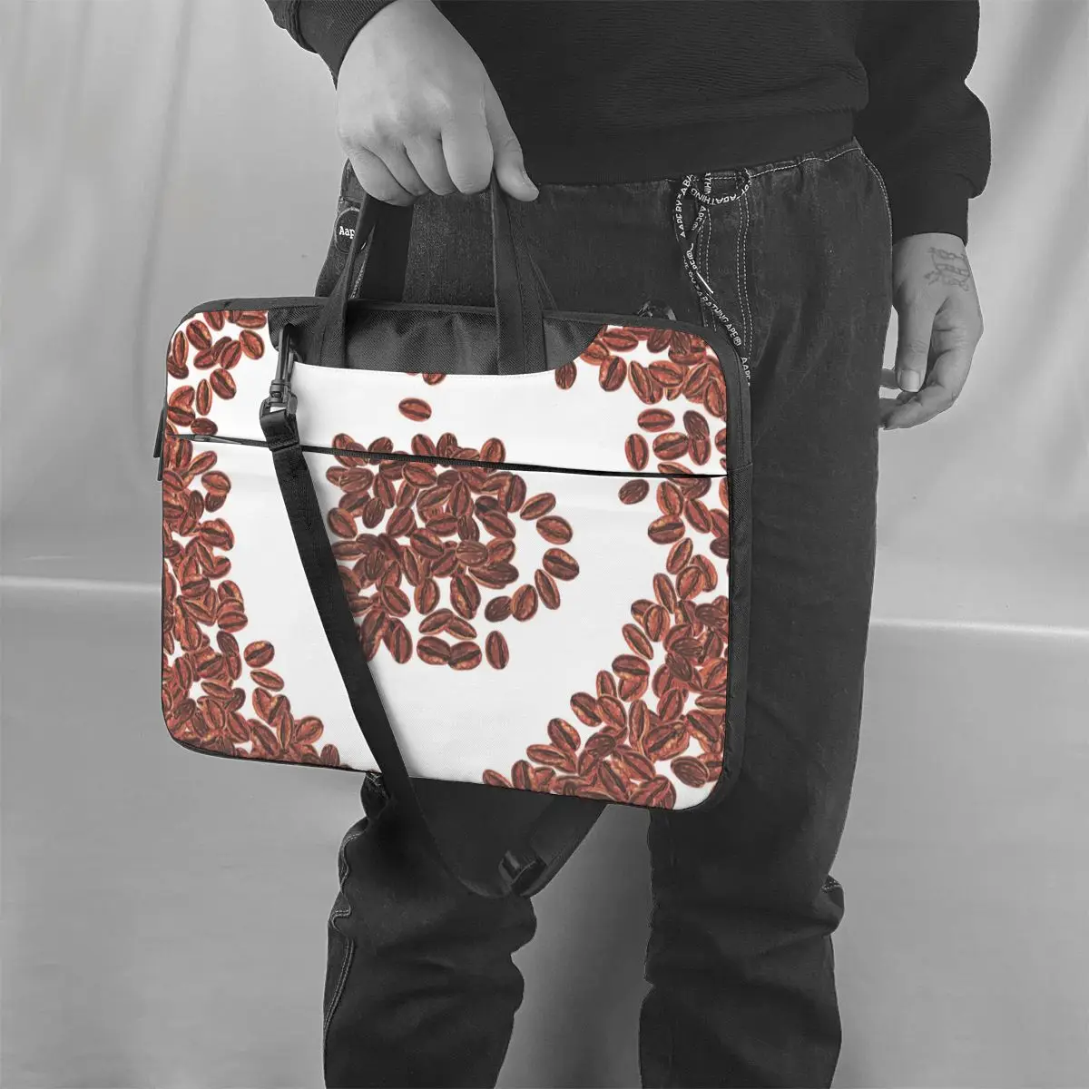 

Coffee Laptop Bag Case Kawaii Travel Computer Bag Messenger Protective Laptop Pouch