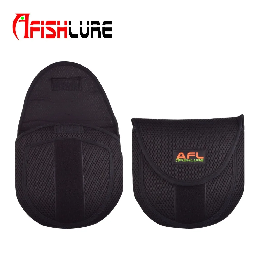 Afishlure рыболовный мешок приманка кастинговая катушка сумки для рыболовных снастей 19,5 см приманка кастинговая катушка защитный чехол черная кастинговая Катушка Сумка