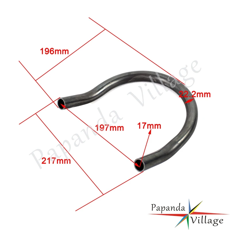 Мотоцикл " 25 мм Кафе Racer трубка сиденье петли Стиль Brat задняя рамка обруч для Honda CB Yamaha XS Suzuki GS Kawasaki KZ 550/750/850 - Цвет: RSH-09-SG