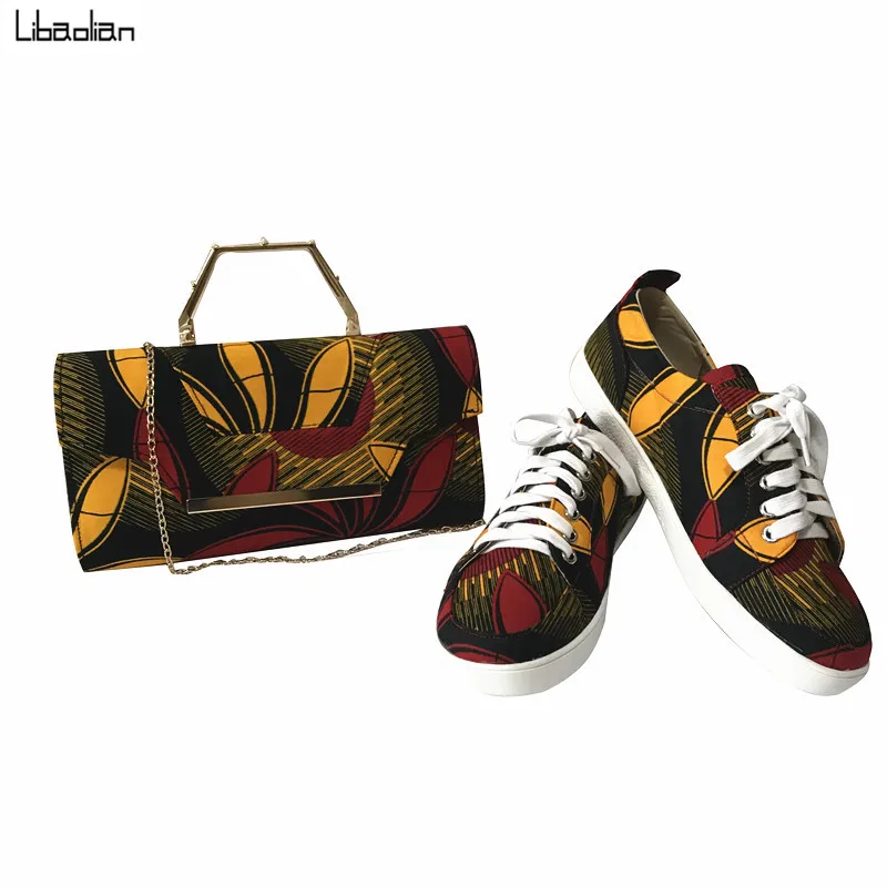 Красного цвета в африканском стиле Анкара хлопок из парафинированной Ткани