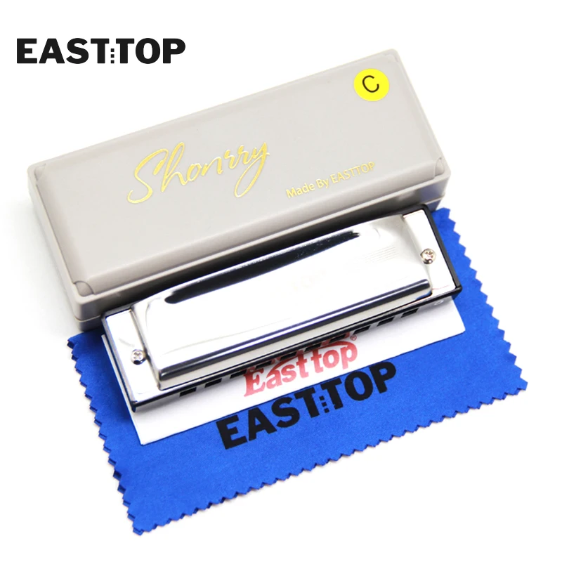EASTTOP T009-1 10 отверстий блюз-гармоника C Key рот-орган блюз-Арпа диатоническая