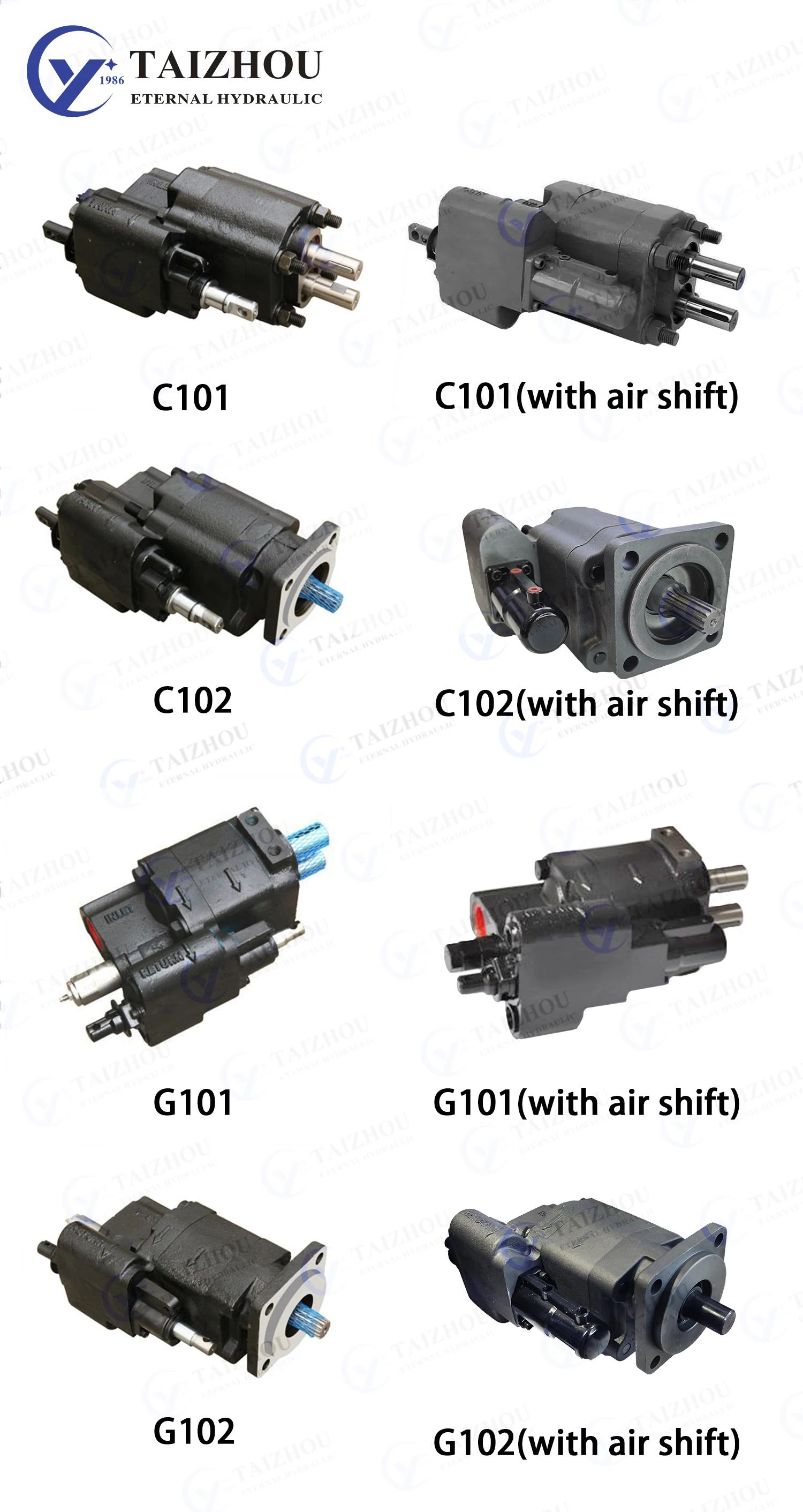 

Parker Metaris C102-20(25)-LAS Hydraulic Pump, Air Shift American Dump Truck Pto Gear Pump