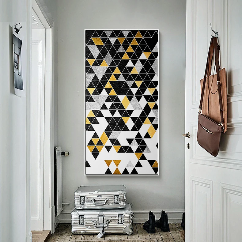 Современный абстрактный фотографический настенный постер большого размера с