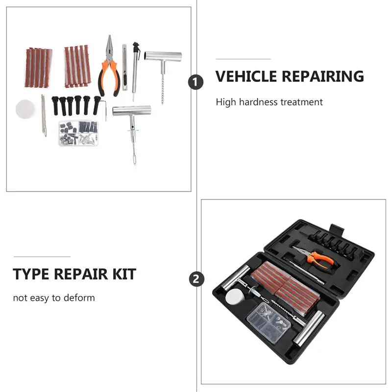 

1 Set of Motorbike Tire Repair Kit Car Tire Repair Tool Tyre Repairing Kit Tire Repair Device for Motorbike