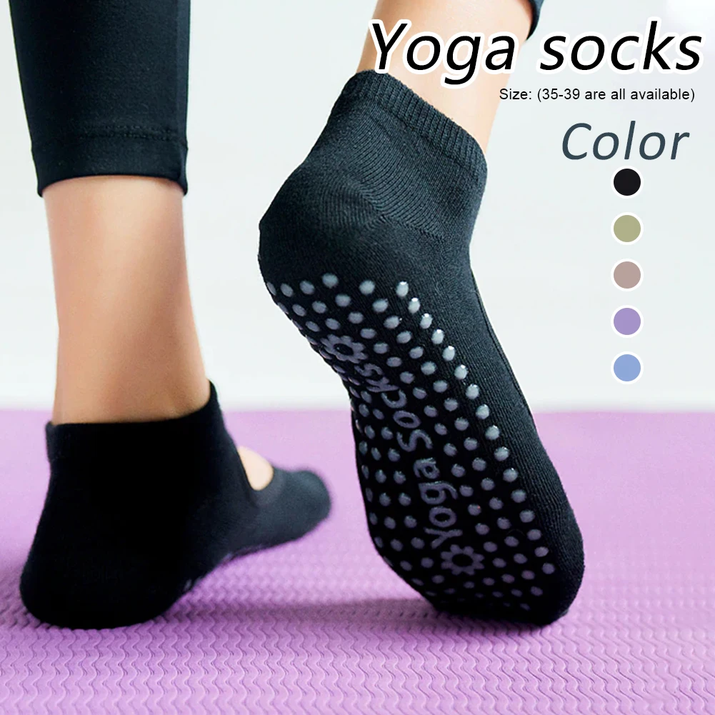 

Yoga Sports Pilates Barre Fitness Hospital Socks For Women Ballet Pilates Fitness Gym Yoga Socks Non-slip Cotton Socks Female