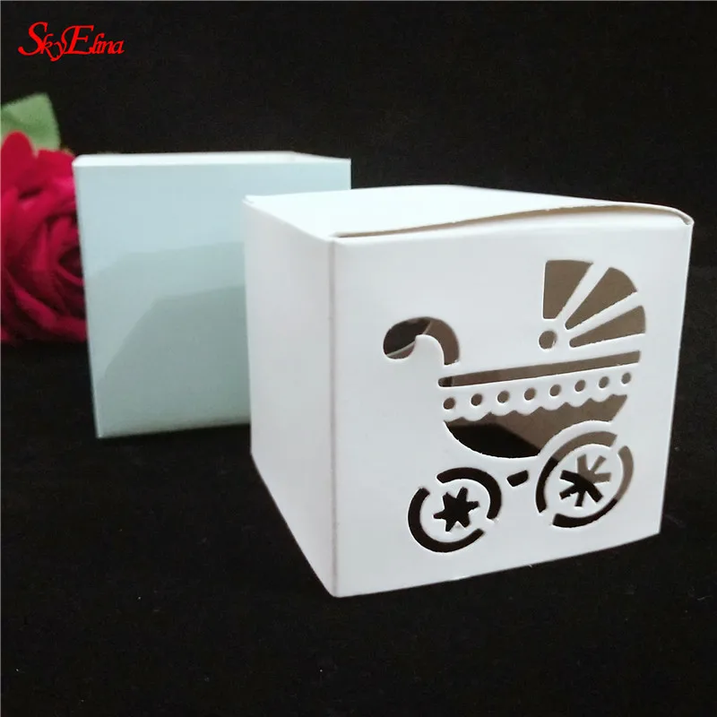 10 шт. подарочные коробки для конфет с лентой|Подарочные сумки и упаковка| |