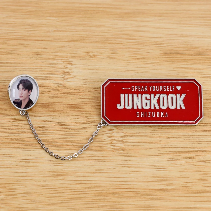 Kpop Bangtan металлическая брошь значок Япония поле же пункт FC ограниченная посылка Сумки На Плечо белая тканевая сумка макияж портмоне