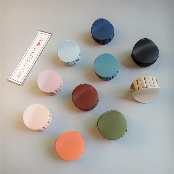 

Заколка для волос в Корейском стиле, круглая заколка для волос цвета макарон, милая заколка для волос для девочек, аксессуары для волос, голо...