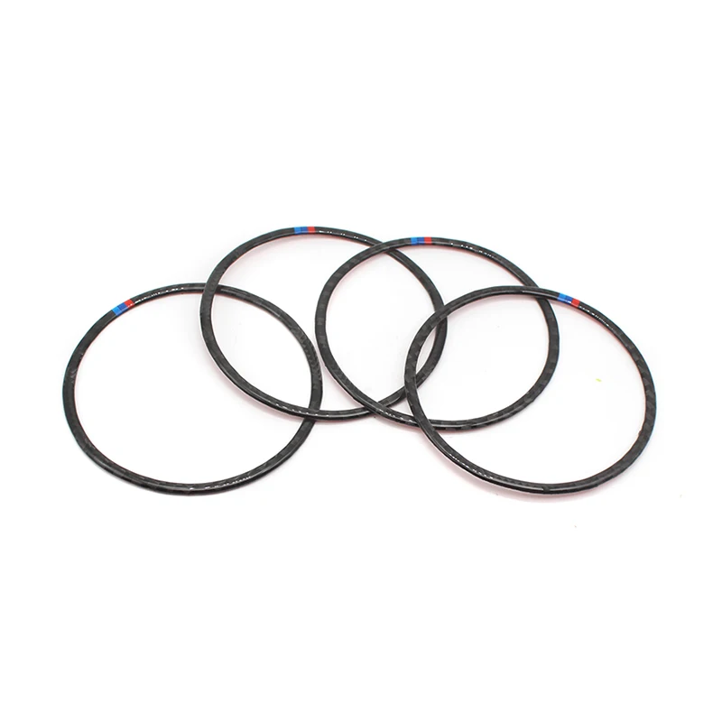 4 шт./6 шт. автомобильный Стайлинг Настоящее углеродное волокно дверь аудио