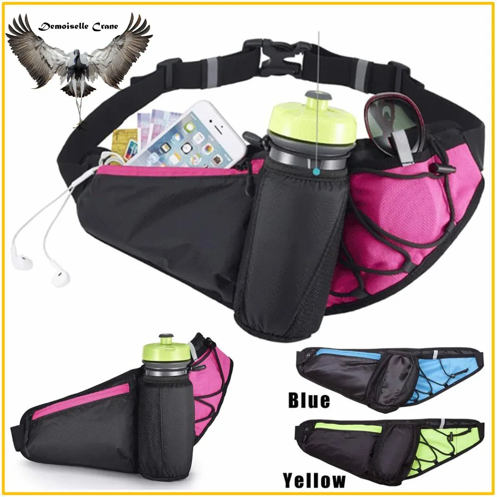 FX Running Fanny Женские поясные сумки держатель для бутылки с водой Сумка ремнем