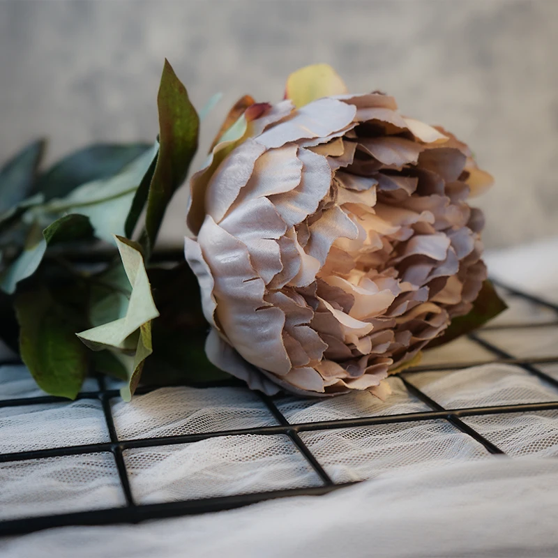 

SunMade искусственные шелковые пионы фиолетовые