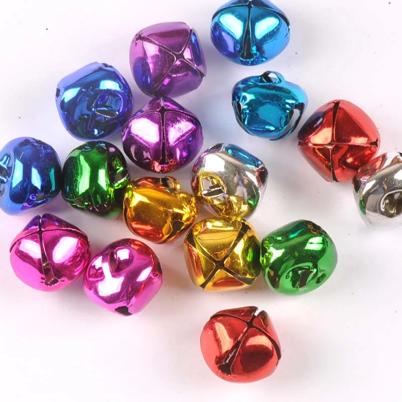 Mix Metal Small Jingle Bells Pendants For DIY Crafts Accessories Kid Room Decoration Christmas Tree 12/15/20/25/30mm C2681 | Дом и сад