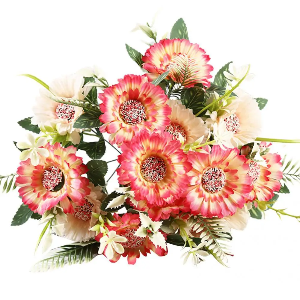 

1 Bouquet Eco-friendly Floral Arrangement Artificial Flower Faux Silk Flower Artificial Flower Decorative for Party