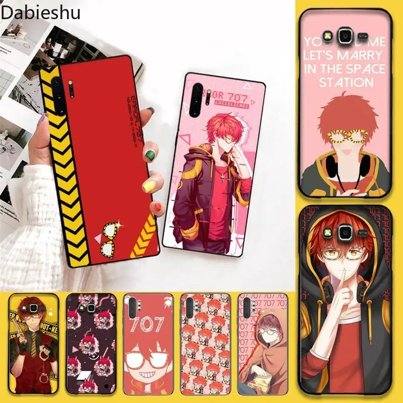 707 Mystic Messenger мягкий чехол для телефона Samsung Galaxy Note20 ultra 7 8 9 10 Plus lite J7 J8 2018 Prime|Бамперы|