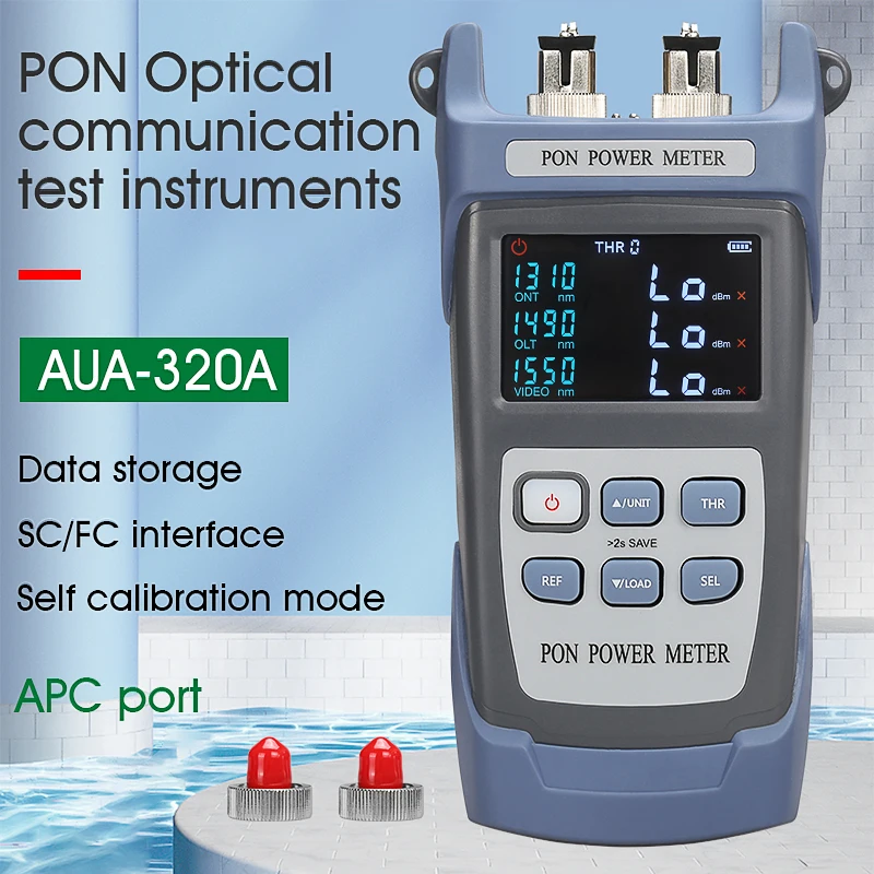 Портативный оптоволоконный измеритель мощности PON COMPTYCO AUA 320A/U FTTX/ONT/OLT 1310/1490 нм
