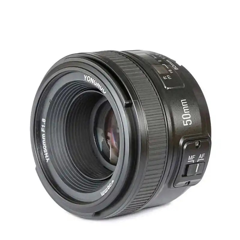 Объектив YONGNUO YN50mm F1.8 для камер Nikon большая диафрагма авто фокус объектив D800 D300 D700