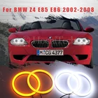 Светодиодный SMD хлопковый светильник Switchback Angel Eye Halo Ring DRL Kit для BMW Z4 E85 E86 2002-2008