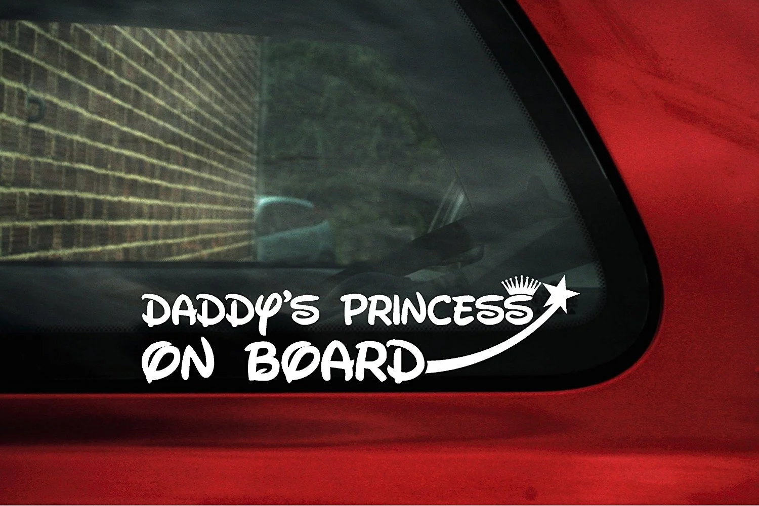 

For Daddys Little Princess on board Sticker. baby girl car Car Styling