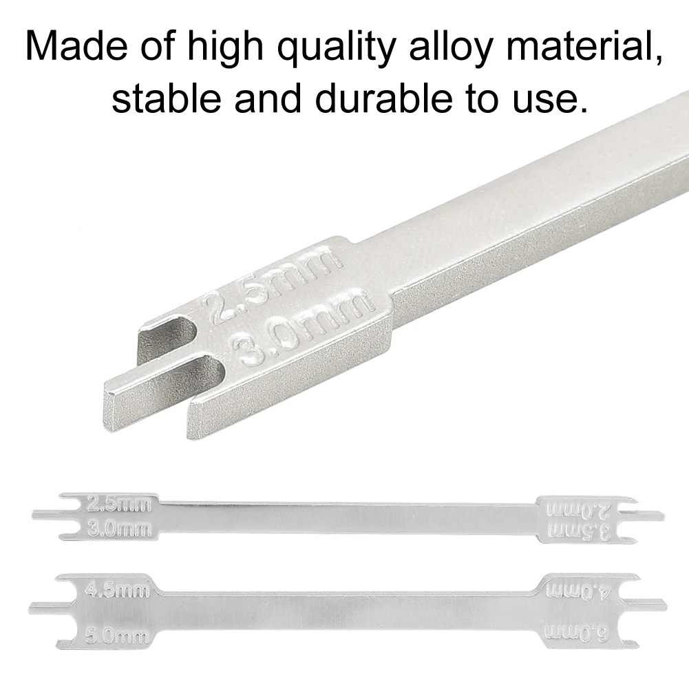 

2 Types Dental Bracket Gauge Locator Alloy Rod Dental Materials Orthodontic Instruments High Precision Bracket Positioner Tool