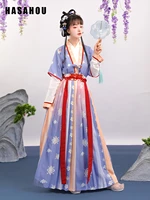 hasahou hanfu dresses womens chinese style traditional song dynasty ancient oriental cosplay performance clothes
