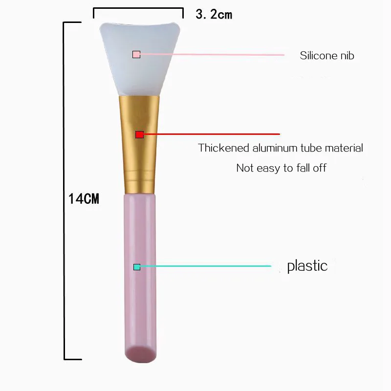 4 шт./компл. лицвая маска для лица сильной фиксации Воск Кисти макияжа силиконовые
