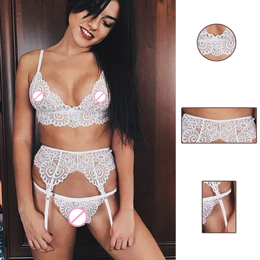 women sexual lingerie fishnet bra transparent top unlined panties lace garter sexy tank pornos for nighty exotic corset apparel