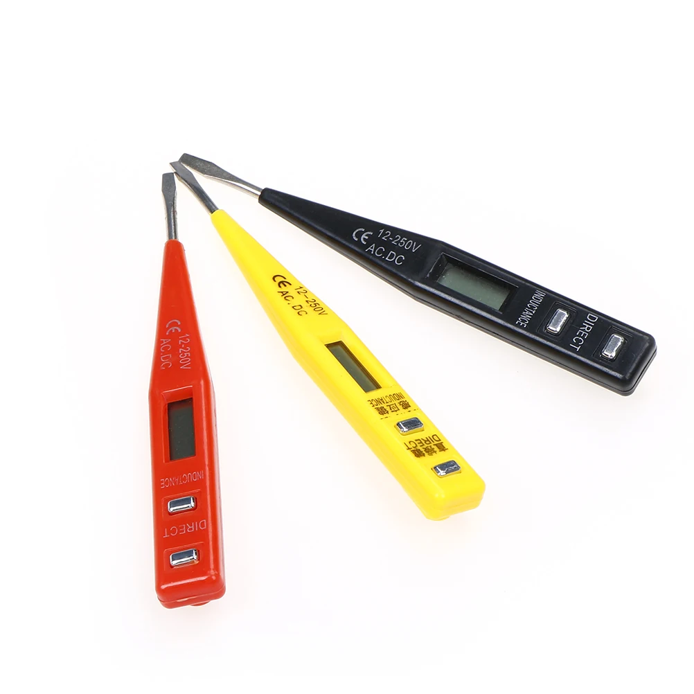 AC DC 12-240V Multi-Sensor Electrical LCD Display Voltage Detector Test Pen Randowcolor 1Piece Digital Pencil Multifunction | Инструменты