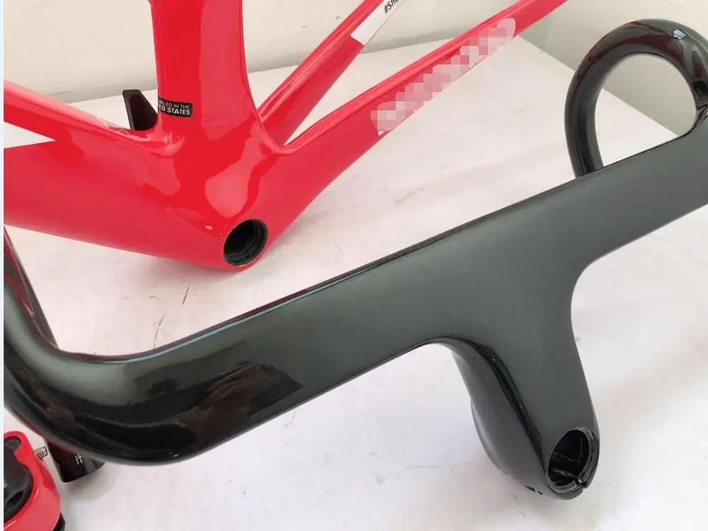 2020 новейшая стильная рама для дорожного велосипеда красный цвет белый логотип 9 0