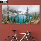 Картина большого размера 5d рукоделие, Алмазная мозаика, картина с изображением озера мораин, Канада, домашний декор, вышивка крестиком, стразы, картина, домашний декор