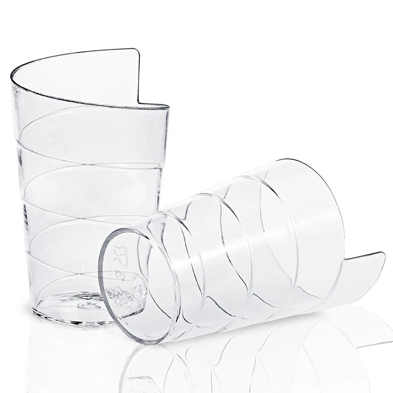 Акция товары вечерние одноразовая пластиковая посуда прозрачная мини