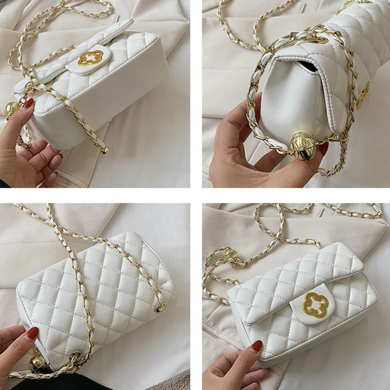 

Crossbody Bags Lady For Women 2021 Luxury Handbags Diamond Lattice Designer Famous Brand Shoulder Bag Hand Sac A Main Female