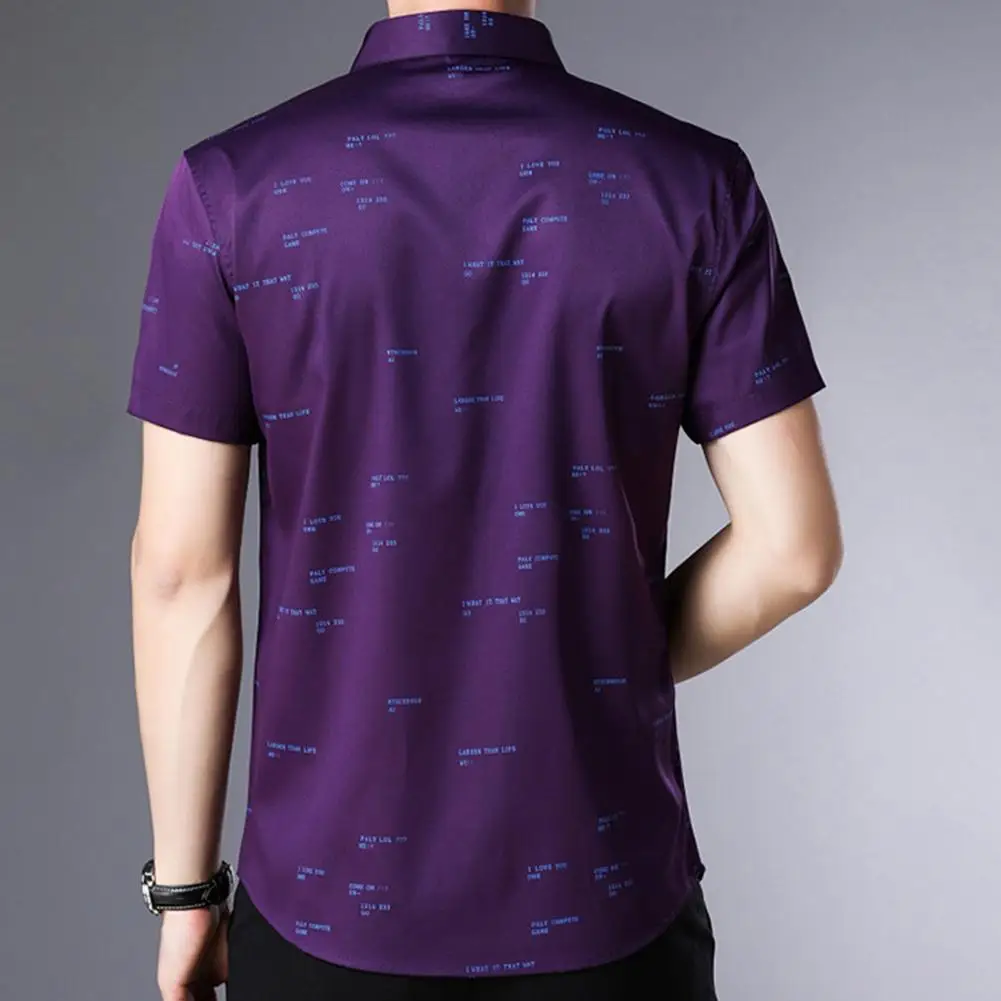 

2021 New Men Shirt Short Sleeve Slim Man Shirts Designer High Quality Solid Male Clothing Business Shirts Large Size M-3XL