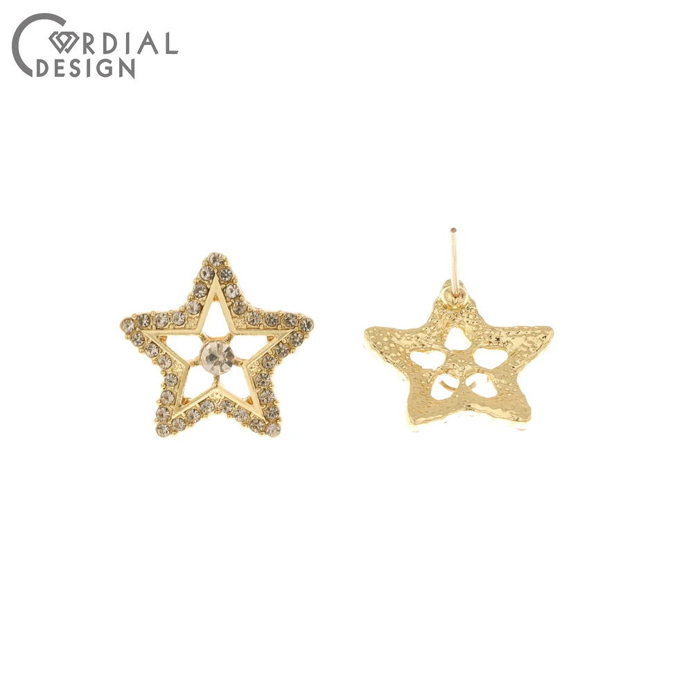 

Cordial Design 50Pcs Jewelry Accessories/Rhinestone Earrings Stud/Antique Gold/DIY Making/Hand Made/Jewelry Findings & Component
