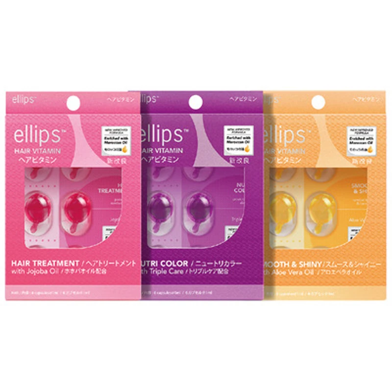 Ellips Hair Vitamin Pro Keratin Complex Oil Smooth Silky Mask Repair Damaged Serum Moroccan Anti Loss Agent  Красота и