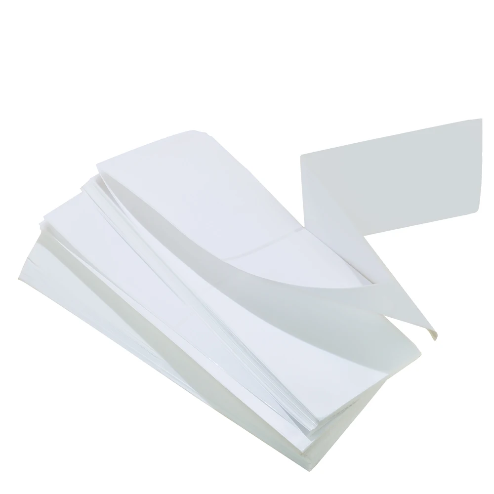 4 stacks of Fanfold 4" x 6" direct thermal labels white perforated suitable for printers-Zebra compatible 500 | Канцтовары для
